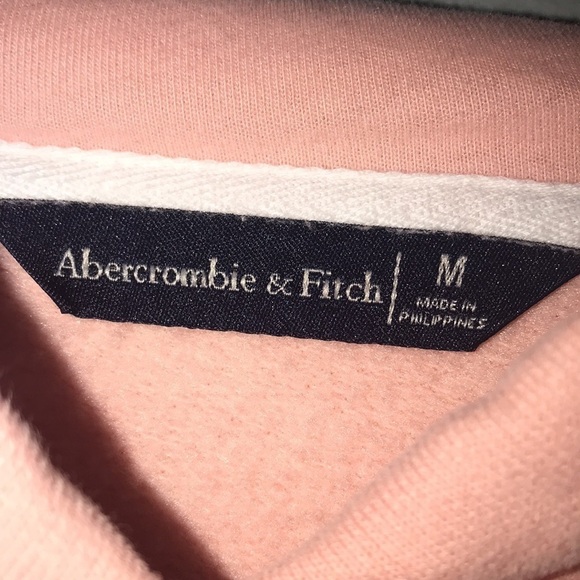 Abercrombie & Fitch Size Medium Soft Pink Hoodie - Picture 2 of 6